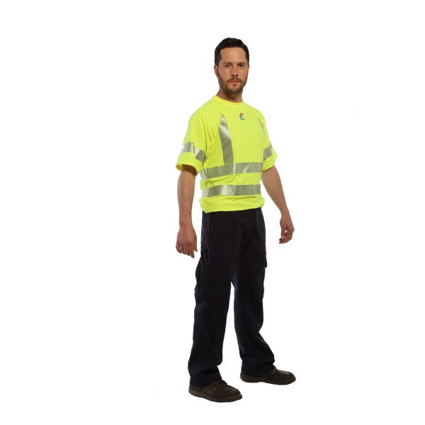NSA Hi-Vis FR Control 2.0 Base Layer Tee - Class 3 Hi-Vis Yellow